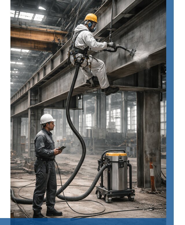 Обеспыливание конструкций в цехе в Находке от 4332 р. | ВЫСОТНИК-Нхд