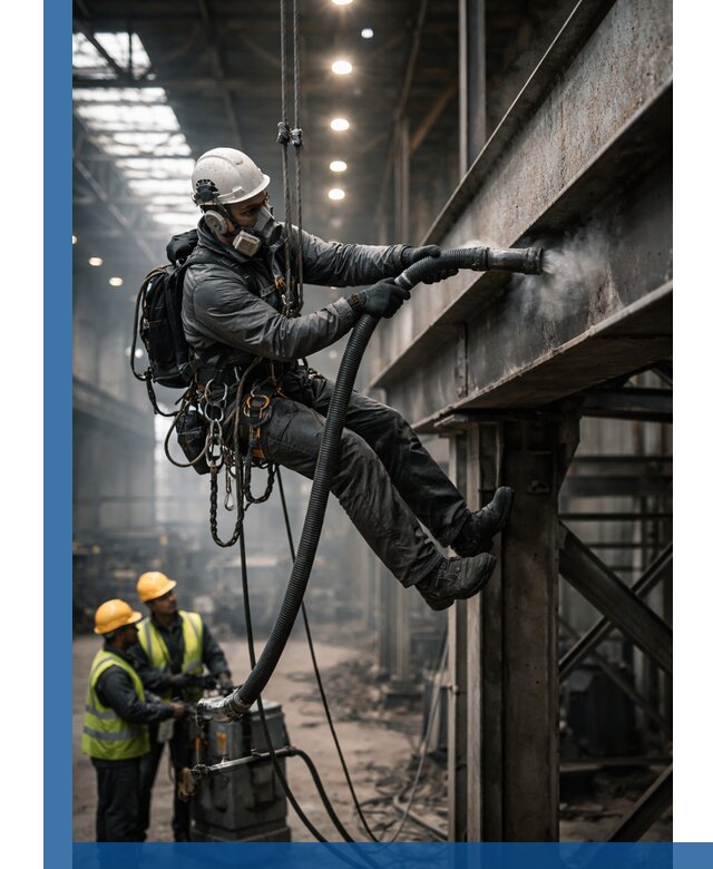 Обеспыливание конструкций в цехах промышленного производства в Находке