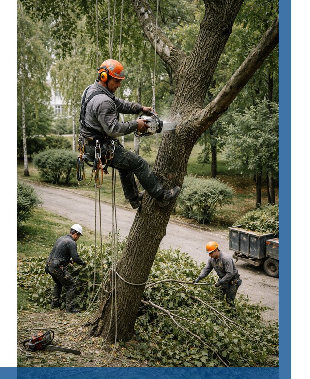 Кронирование деревьев в Находке от 6705 р. | ВЫСОТНИК-Нхд