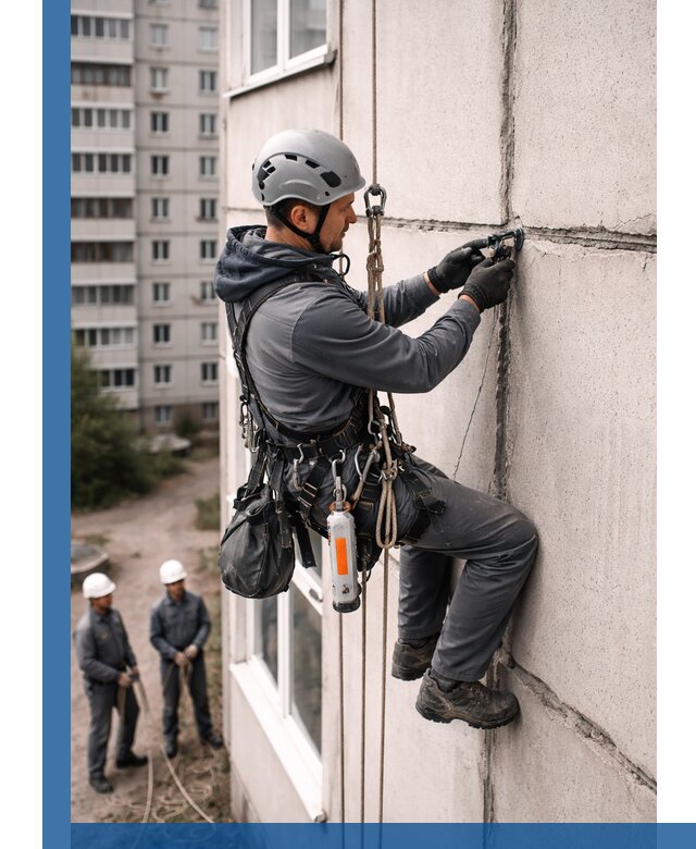 Обследование межпанельных швов и герметизация в Находке
