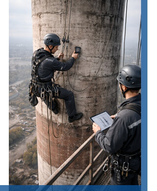 Обследование дымовой трубы в Находке от 8252 р. | ВЫСОТНИК-Нхд